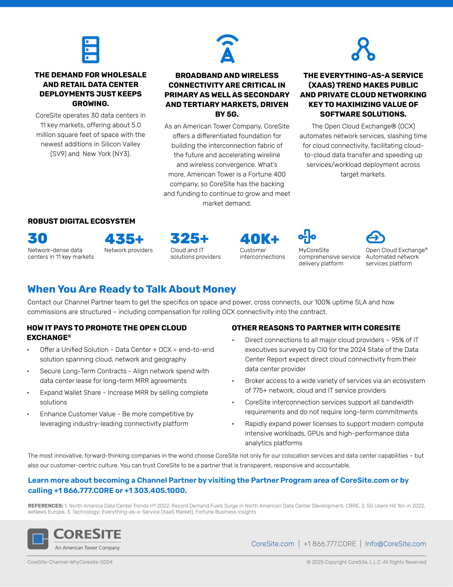 CoreSite One Pager — page 2