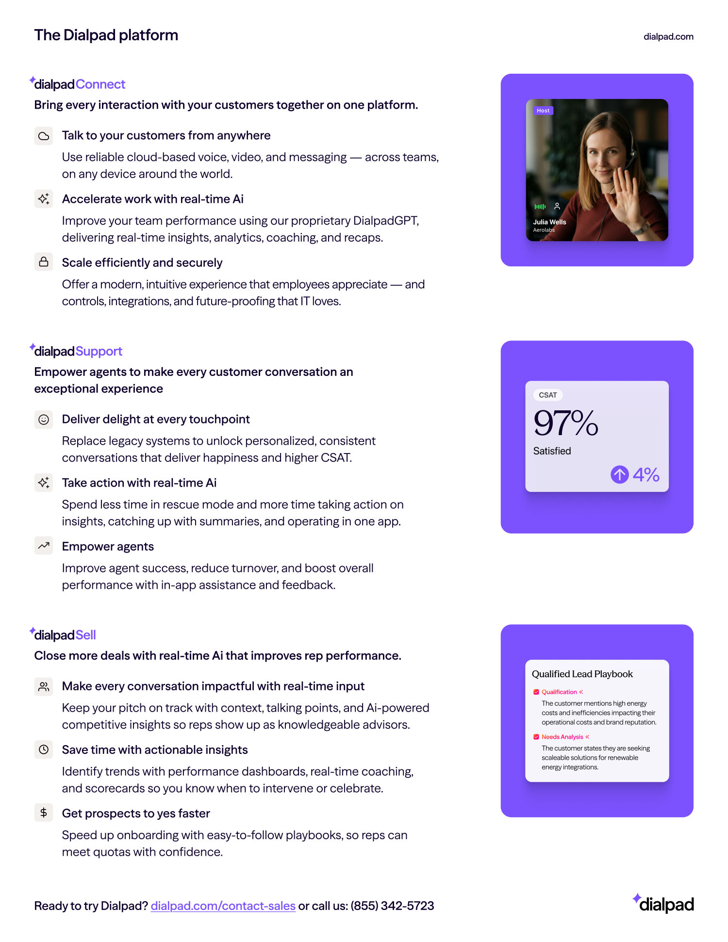 Dialpad One Pager — page 2