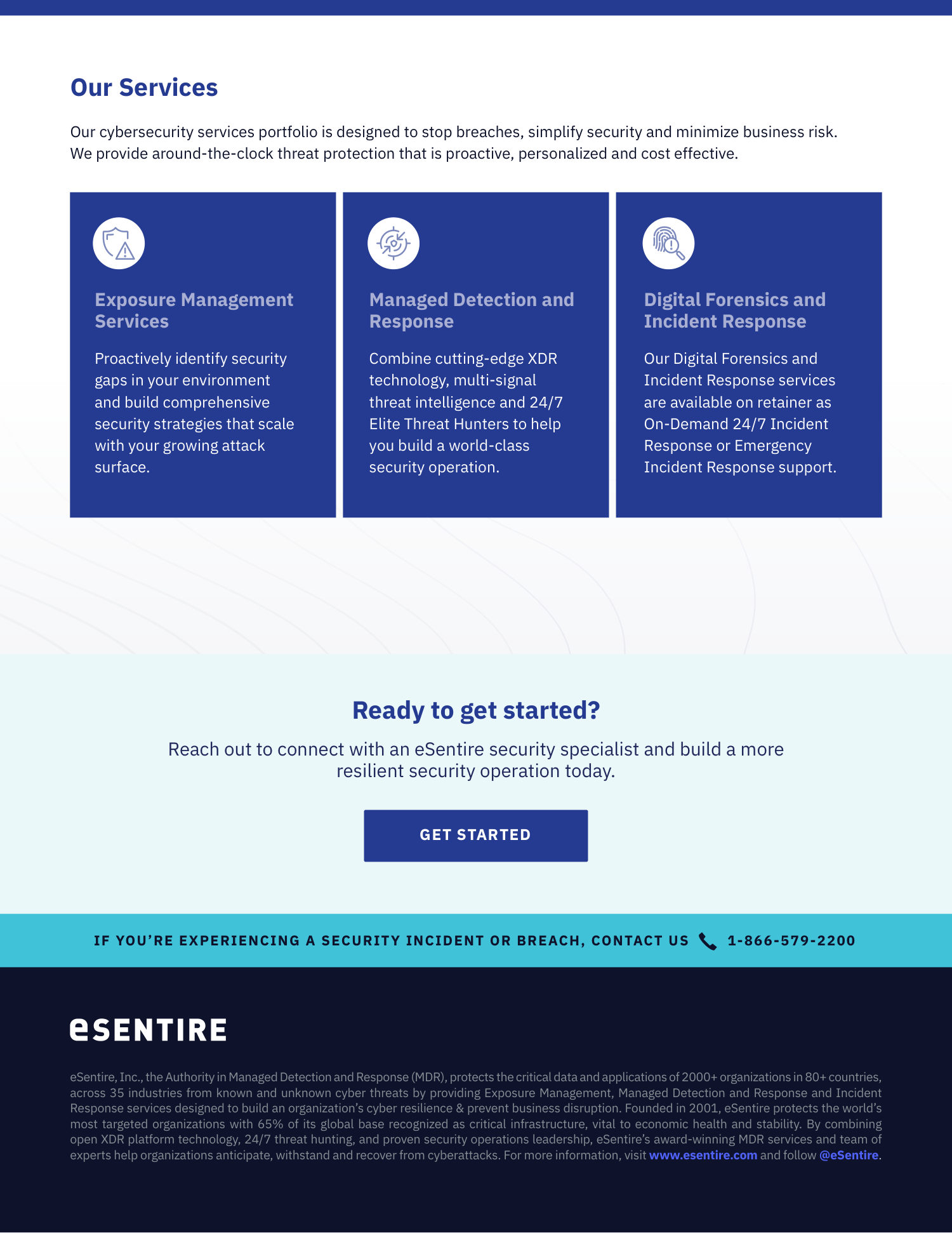 eSentire - One Pager — page 3