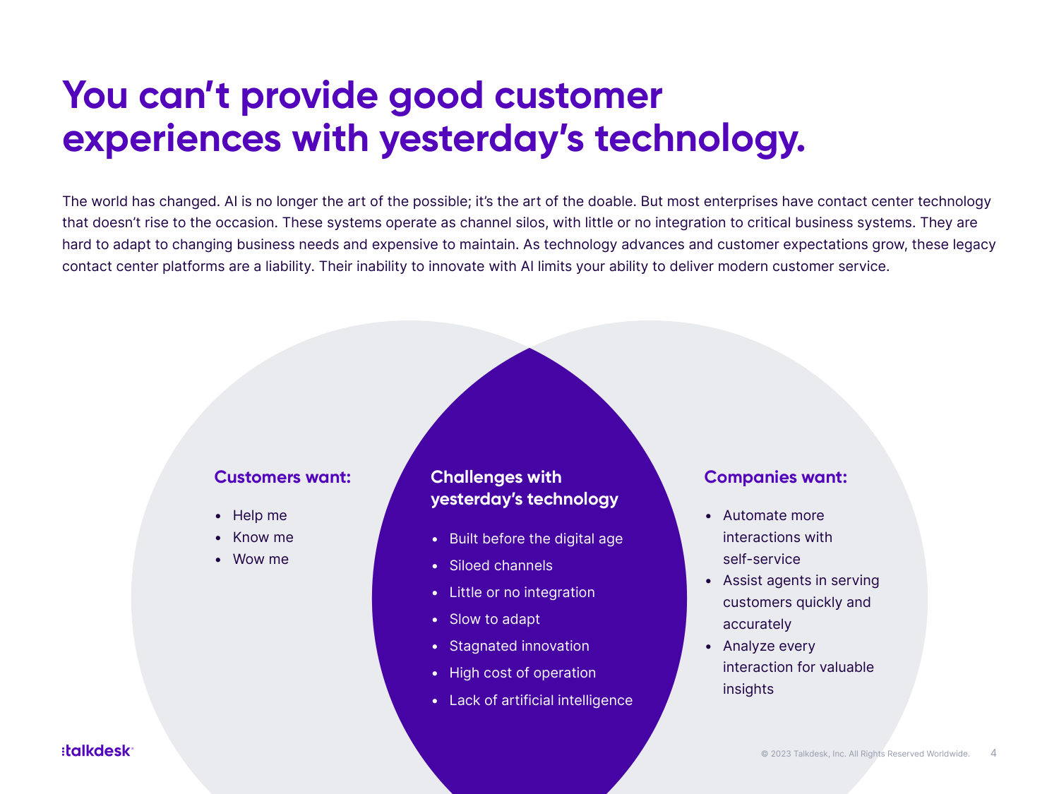 Talkdesk One Pager — page 4