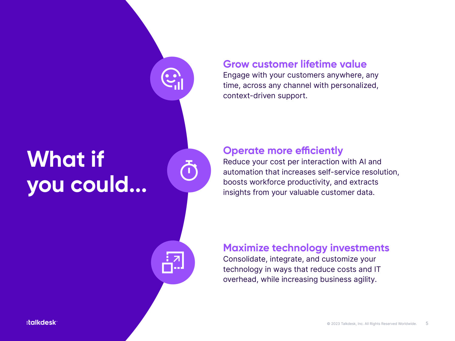 Talkdesk One Pager — page 5