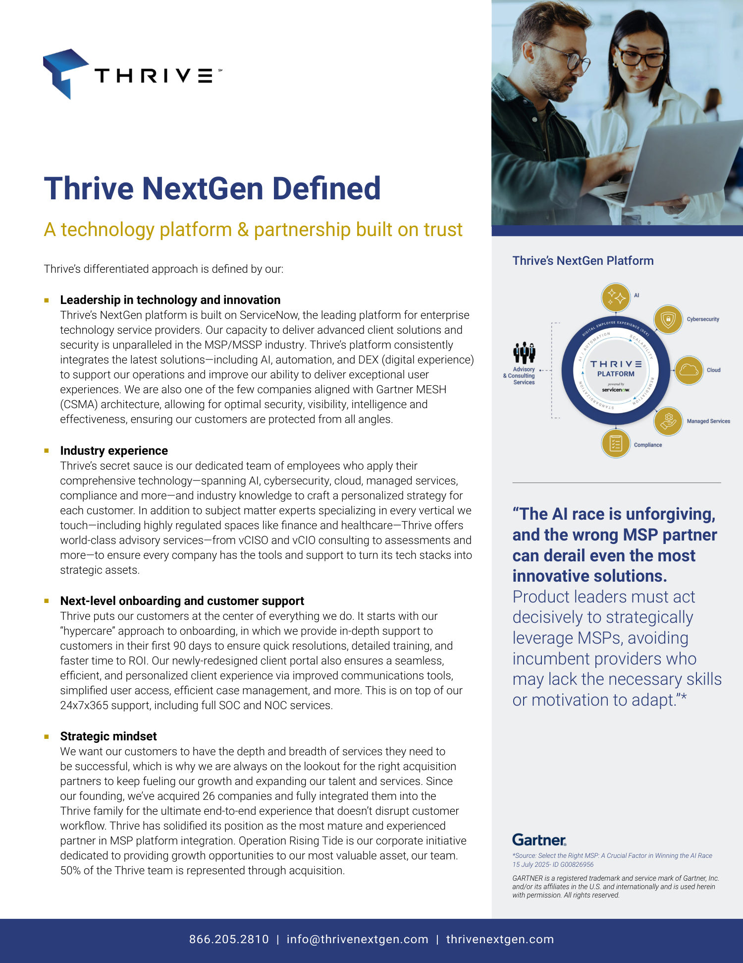 Thrive One Pager — page 1