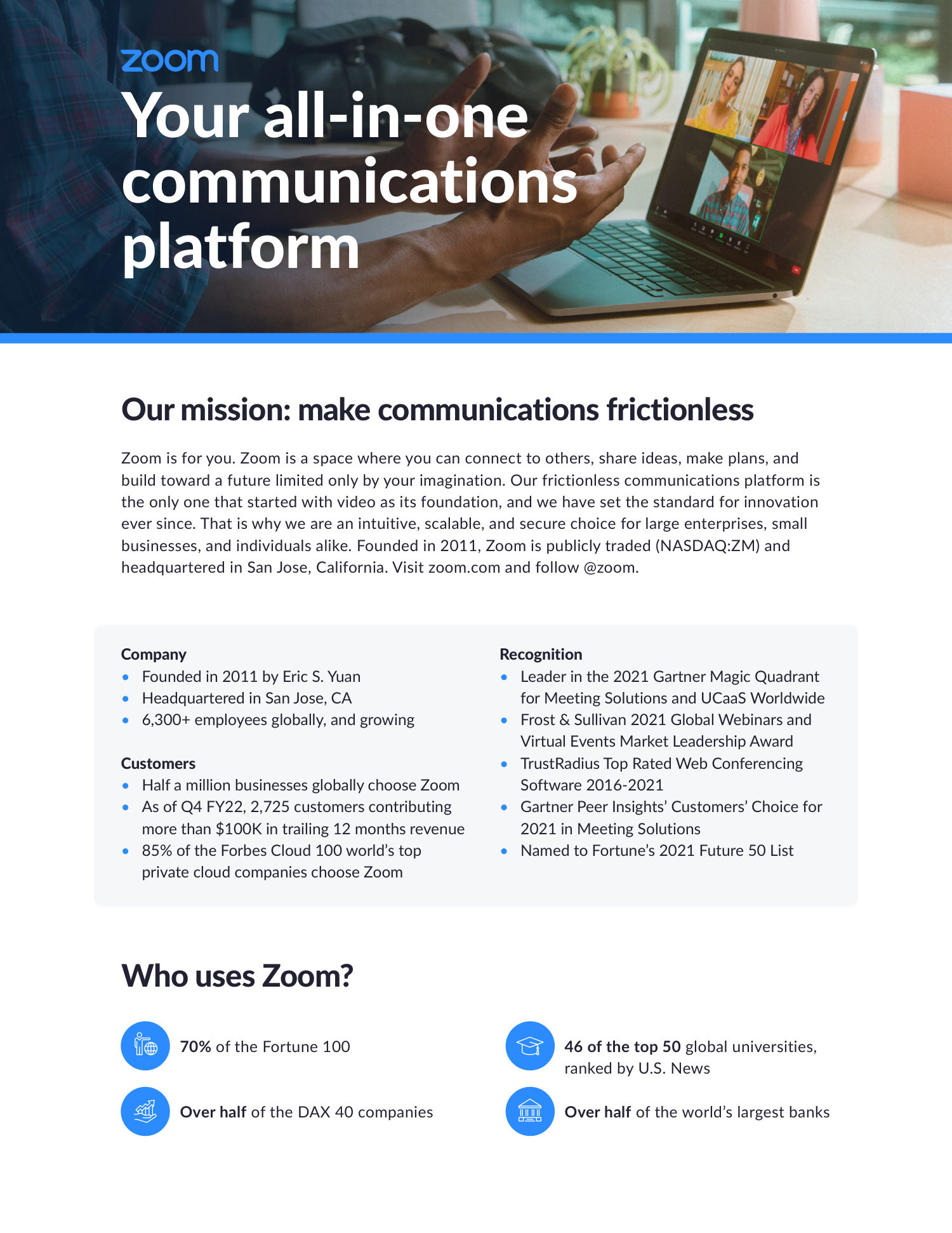Zoom - One Pager — page 1